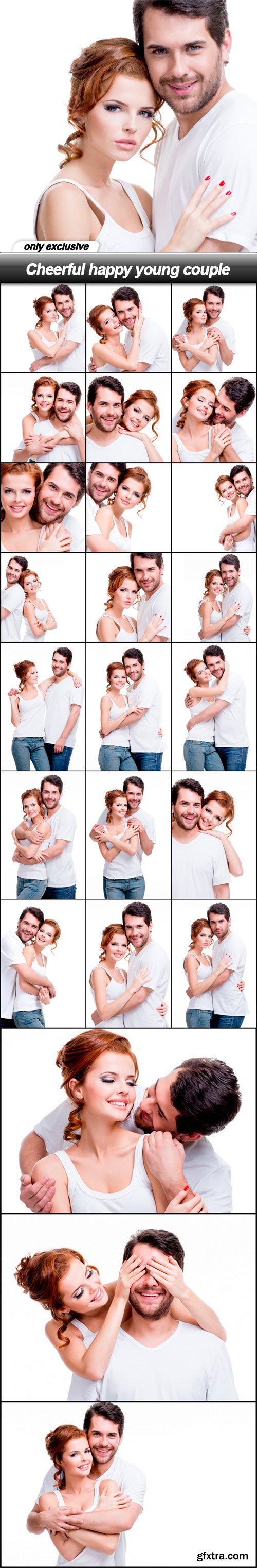 Cheerful happy young couple - 24 UHQ JPEG