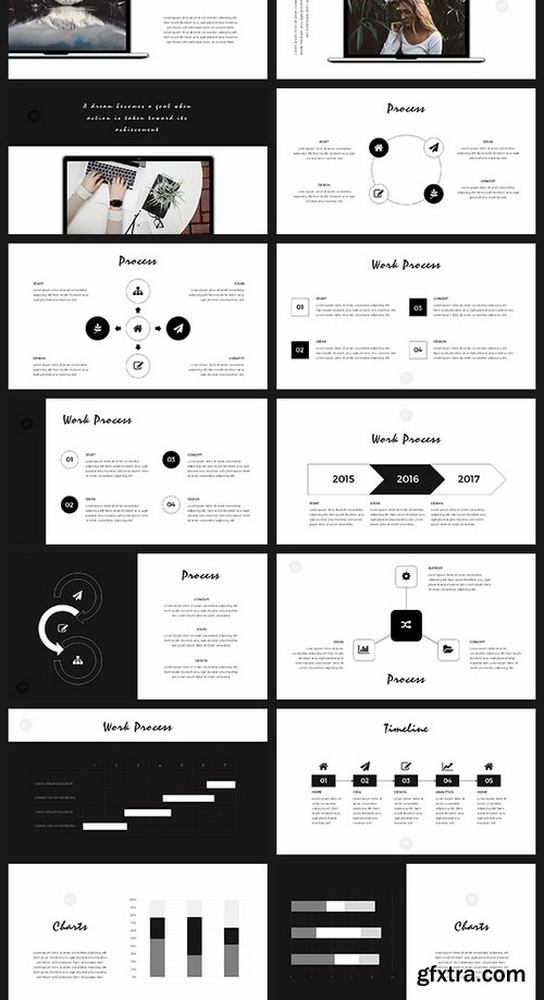 GraphicRiver - Leaves Minimal PowerPoint Presentation 19519885