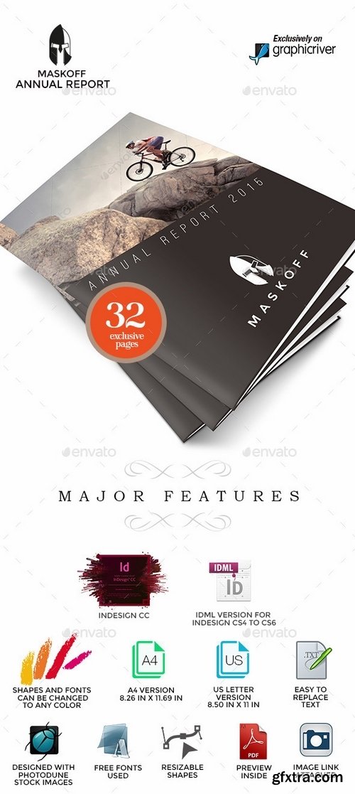 GraphicRiver - Maskoff Multipurpose Business Annual Report 9527462