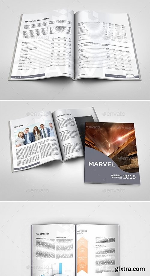 GraphicRiver - Marvel Annual Report 9368303