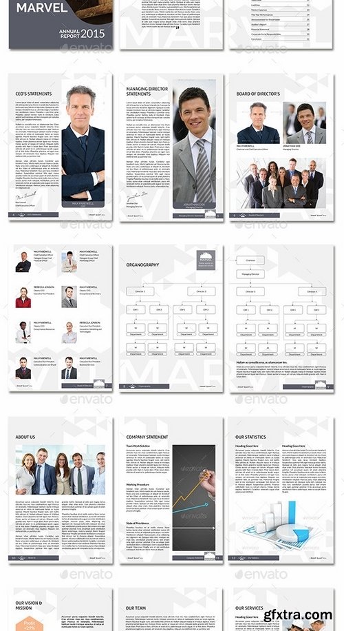 GraphicRiver - Marvel Annual Report 9368303