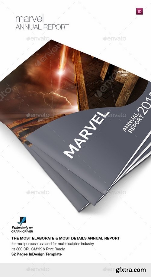 GraphicRiver - Marvel Annual Report 9368303