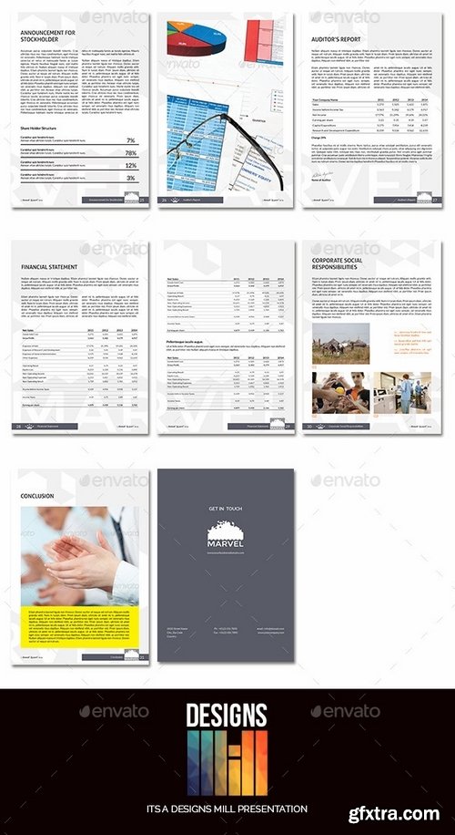 GraphicRiver - Marvel Annual Report 9368303