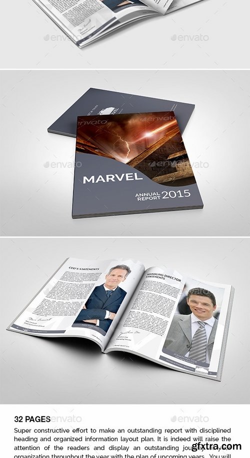 GraphicRiver - Marvel Annual Report 9368303