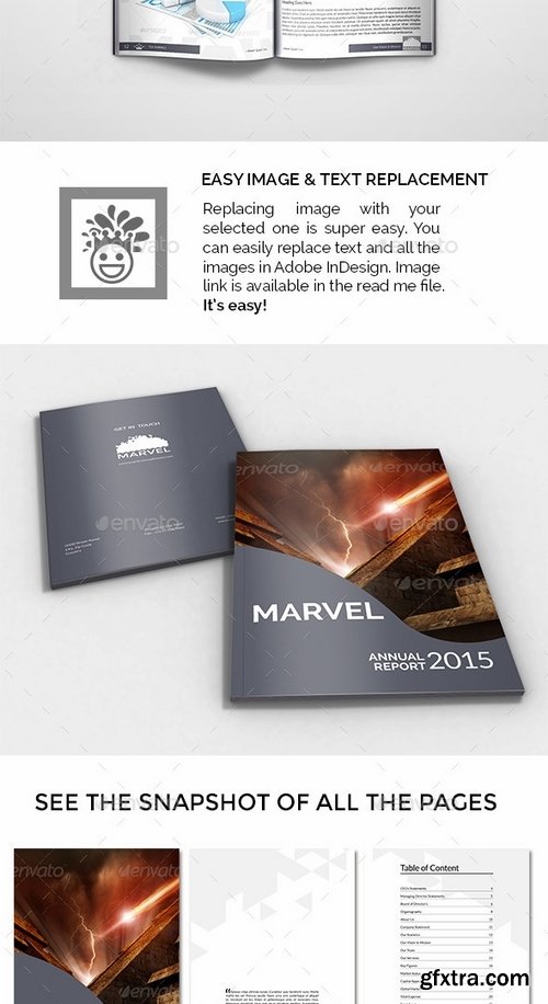 GraphicRiver - Marvel Annual Report 9368303