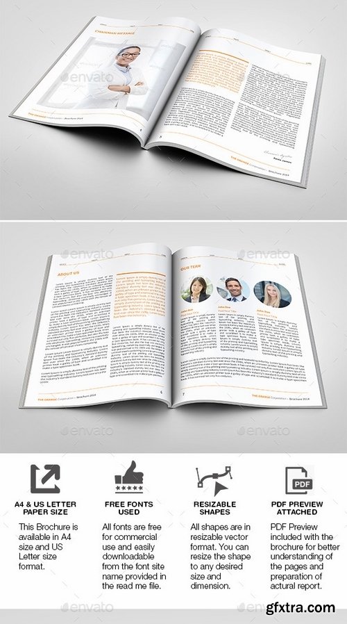 GraphicRiver - The Orange Brochure 9184034