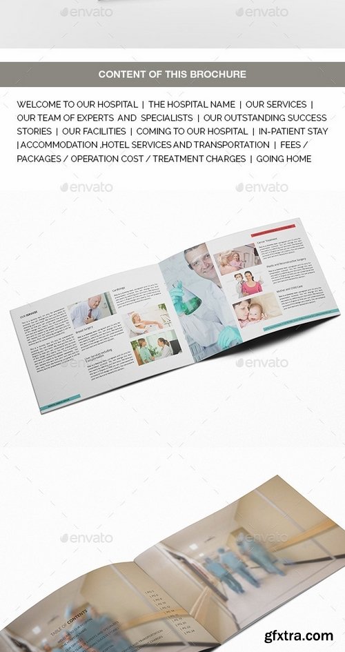 GraphicRiver - Hospitals Landscape General Brochure Template 9596595