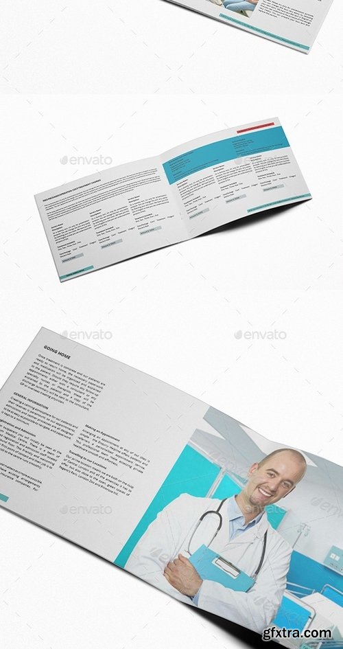 GraphicRiver - Hospitals Landscape General Brochure Template 9596595