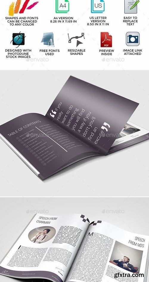 GraphicRiver - Elision Multipurpose Annual Report Template 9515042