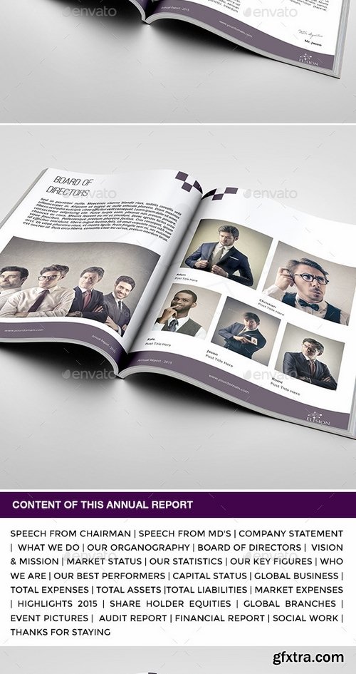 GraphicRiver - Elision Multipurpose Annual Report Template 9515042