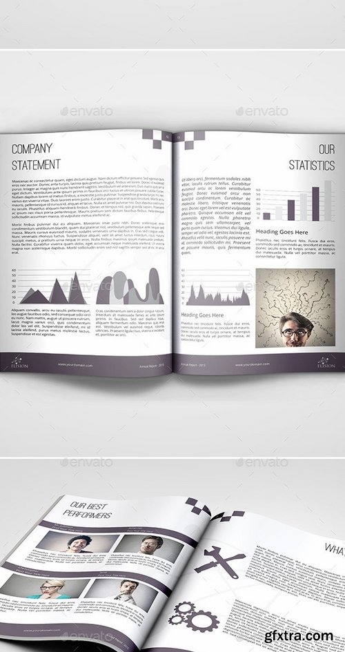 GraphicRiver - Elision Multipurpose Annual Report Template 9515042