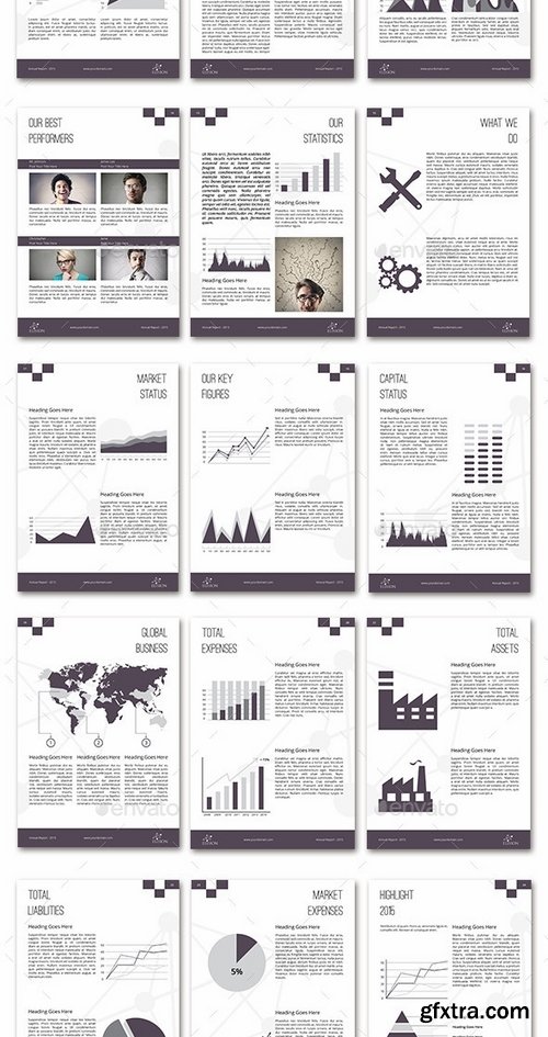 GraphicRiver - Elision Multipurpose Annual Report Template 9515042