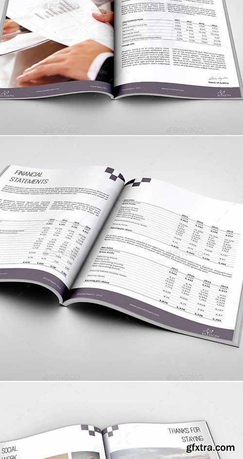 GraphicRiver - Elision Multipurpose Annual Report Template 9515042