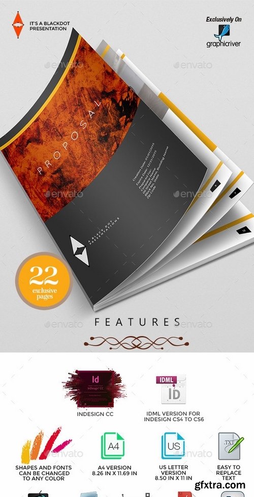 GraphicRiver - Black Dot Multipurpose Business Proposal 9724659