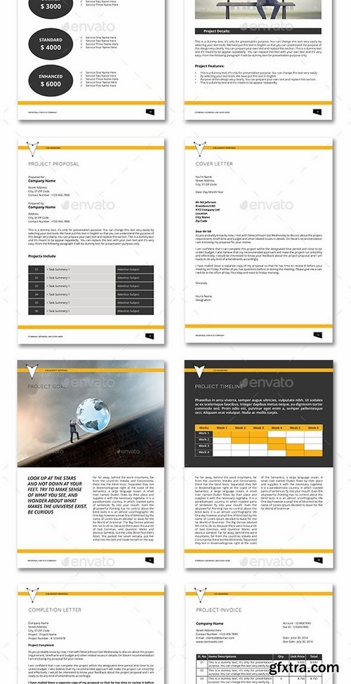 GraphicRiver - Black Dot Multipurpose Business Proposal 9724659