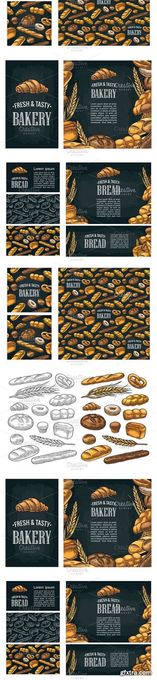 CM - Bundle of sets of bakery, bread 1270185