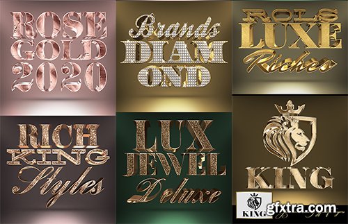 Graphicriver 3D Gold Text Mockups 19531284