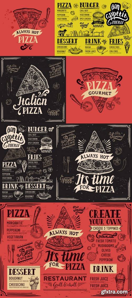 Pizza Menu Design