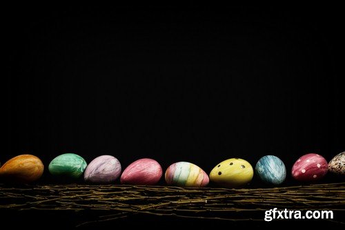 Easter eggs 1 - 6 UHQ JPEG