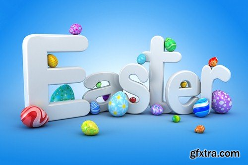 Backgrounds with easter eggs - 6 UHQ JPEG