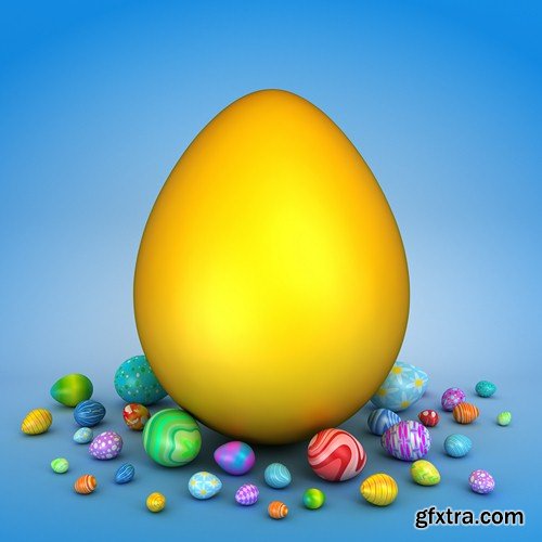 Backgrounds with easter eggs - 6 UHQ JPEG