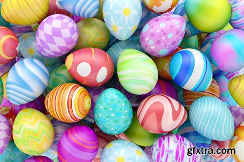 Backgrounds with easter eggs - 6 UHQ JPEG