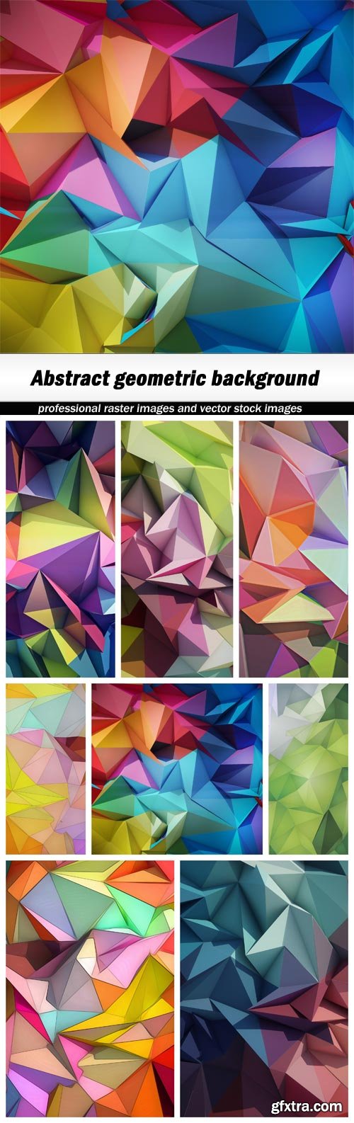 Abstract geometric background - 8 UHQ JPEG