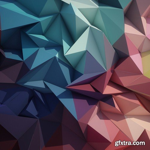 Abstract geometric background - 8 UHQ JPEG