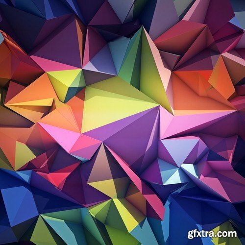 Abstract geometric background - 8 UHQ JPEG