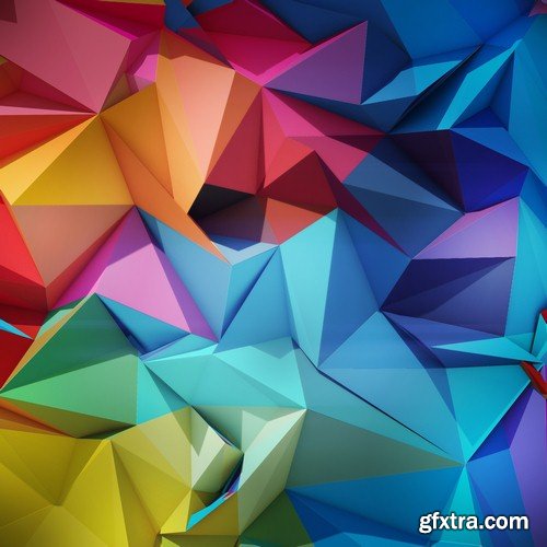 Abstract geometric background - 8 UHQ JPEG