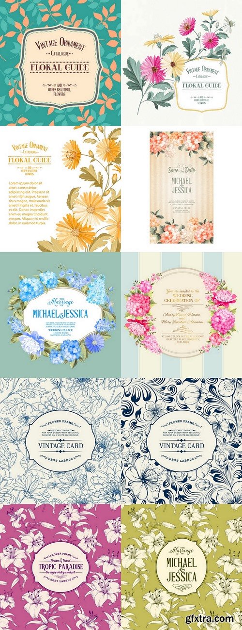 Floral card design