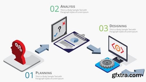 Process Infographic Vol2 - Slide Material