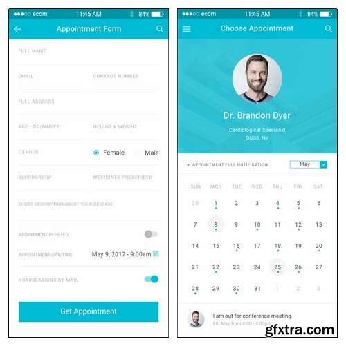 Well Care - Medical &amp; Health Care Mobile PSD APP