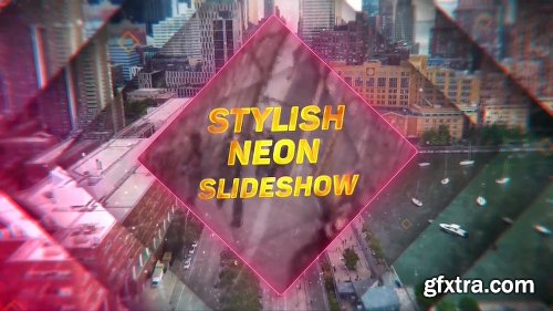 Videohive Stylish Neon Slideshow 17494517