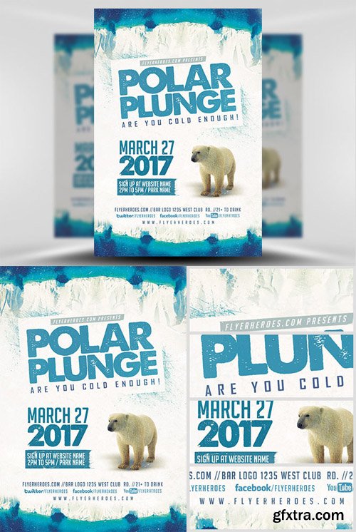 Polar Plunge Flyer Template