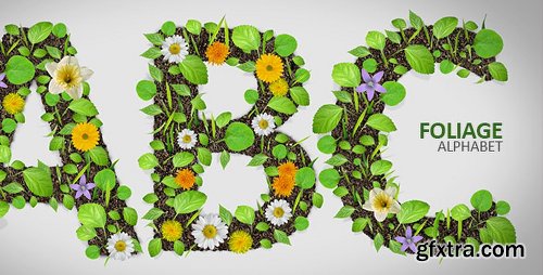 Videohive Foliage Alphabet 16562797