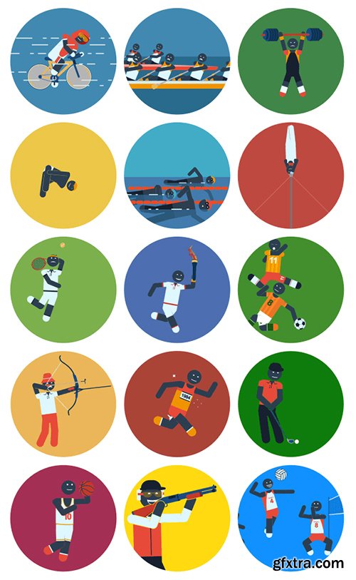 Videohive Pictogram Sports Icons 16936399