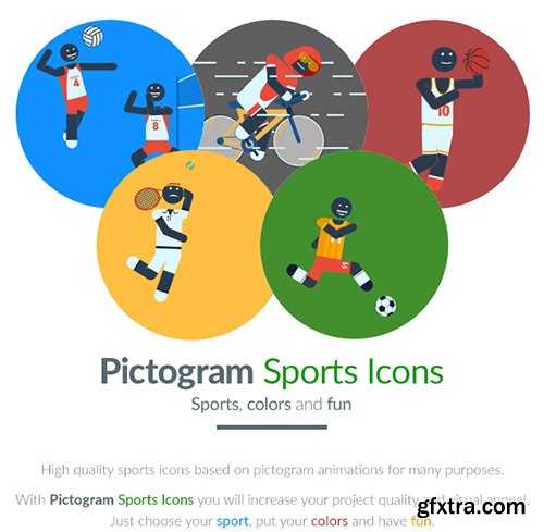 Videohive Pictogram Sports Icons 16936399