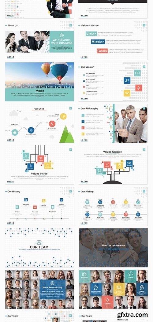 GraphicRiver - Metro Keynote - Revolution Presentation 10301465