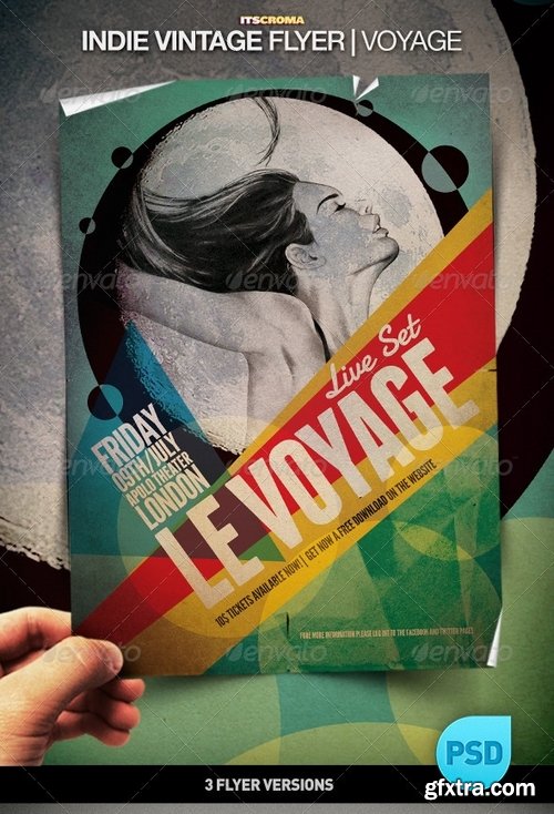 GraphicRiver - Indie Vintage Flyer 001 Voyage 2729195