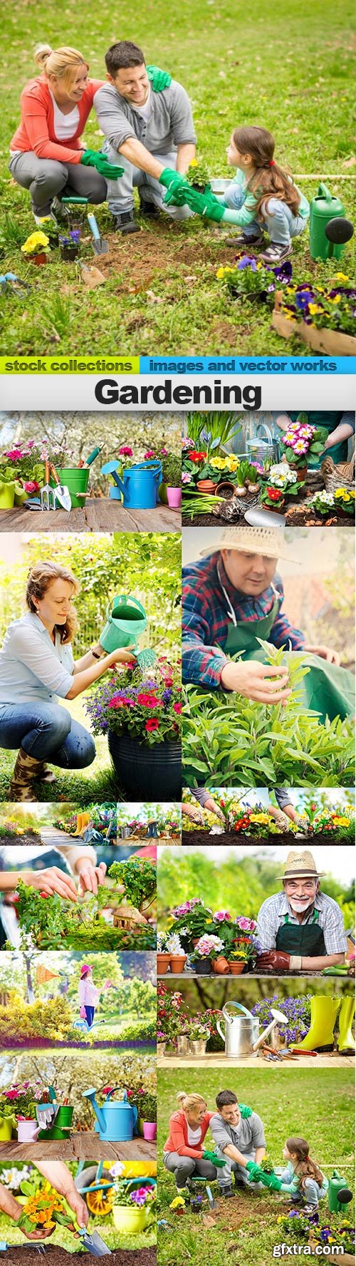 Gardening, 15 x UHQ JPEG