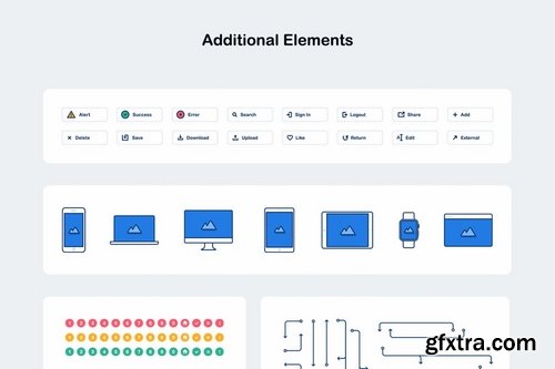 GraphicRiver - Greyhound UX Flowcharts 19466369