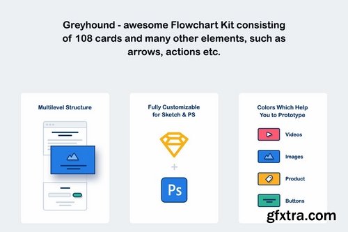 GraphicRiver - Greyhound UX Flowcharts 19466369