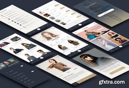 GraphicRiver - LaModa Fashion App UI 15595128