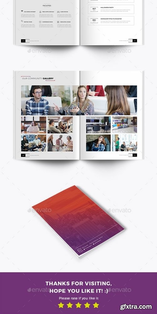 GraphicRiver - CoWork Company Profile Indesign Template 18460739