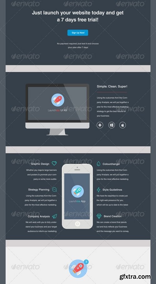 GraphicRiver - Launchme Website Wireframe UI Kit 7386364