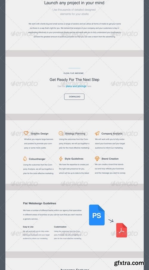 GraphicRiver - Launchme Website Wireframe UI Kit 7386364