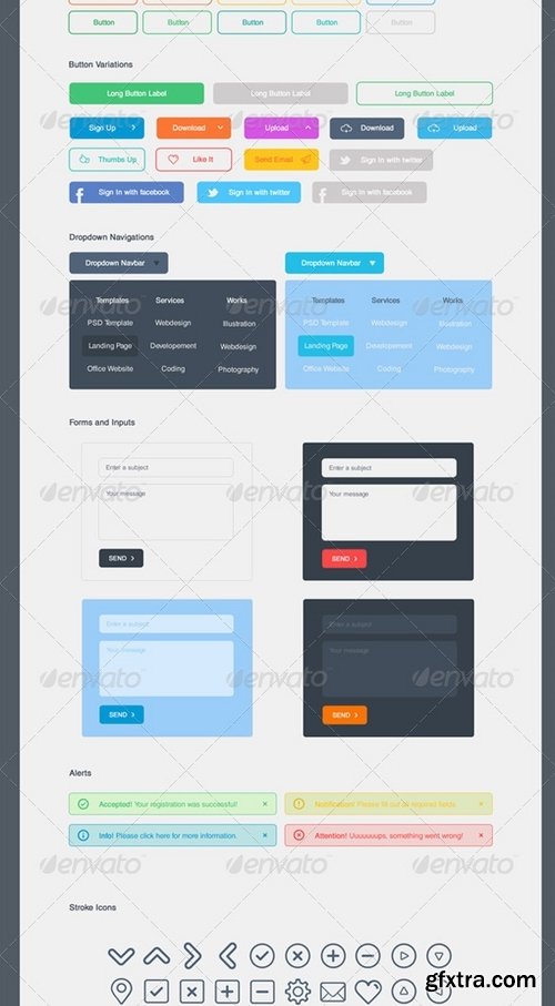 GraphicRiver - Launchme Website Wireframe UI Kit 7386364