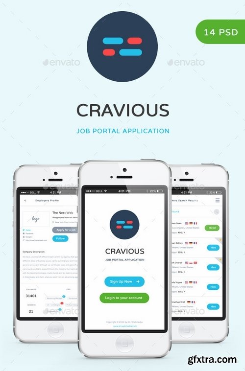 GraphicRiver - Cravious - Job Portal Application 9866603