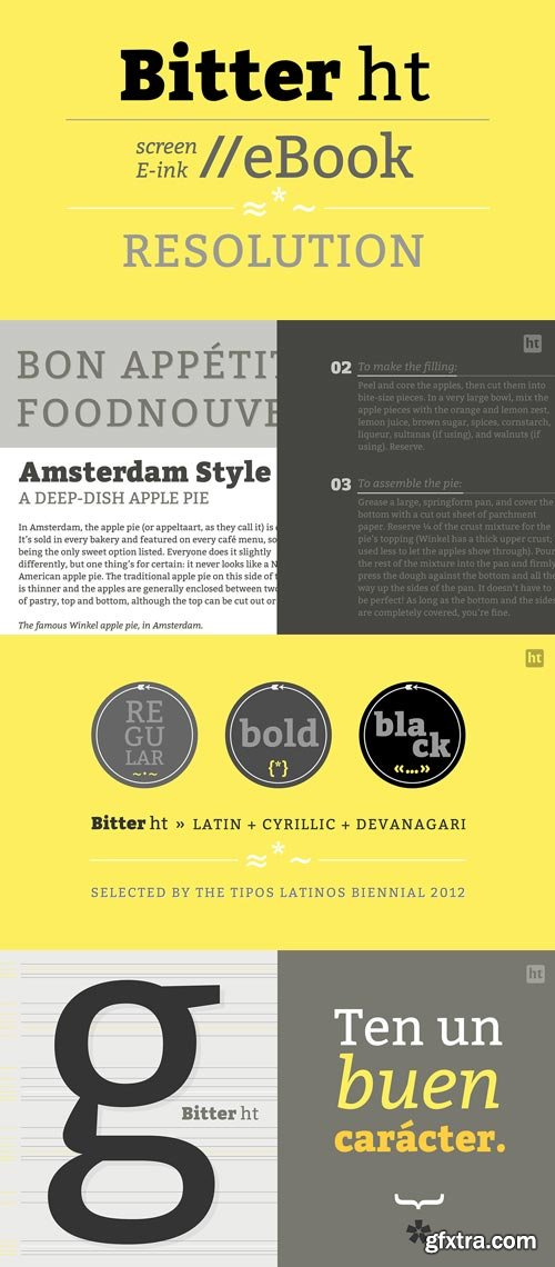 Bitter Ht Font Family